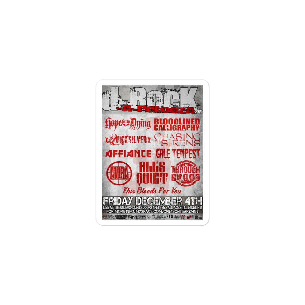 d-RocK-A-PaLoozA 2009 (Event Sticker)