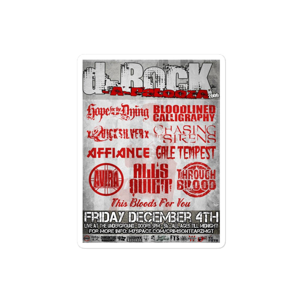 d-RocK-A-PaLoozA 2009 (Event Sticker)