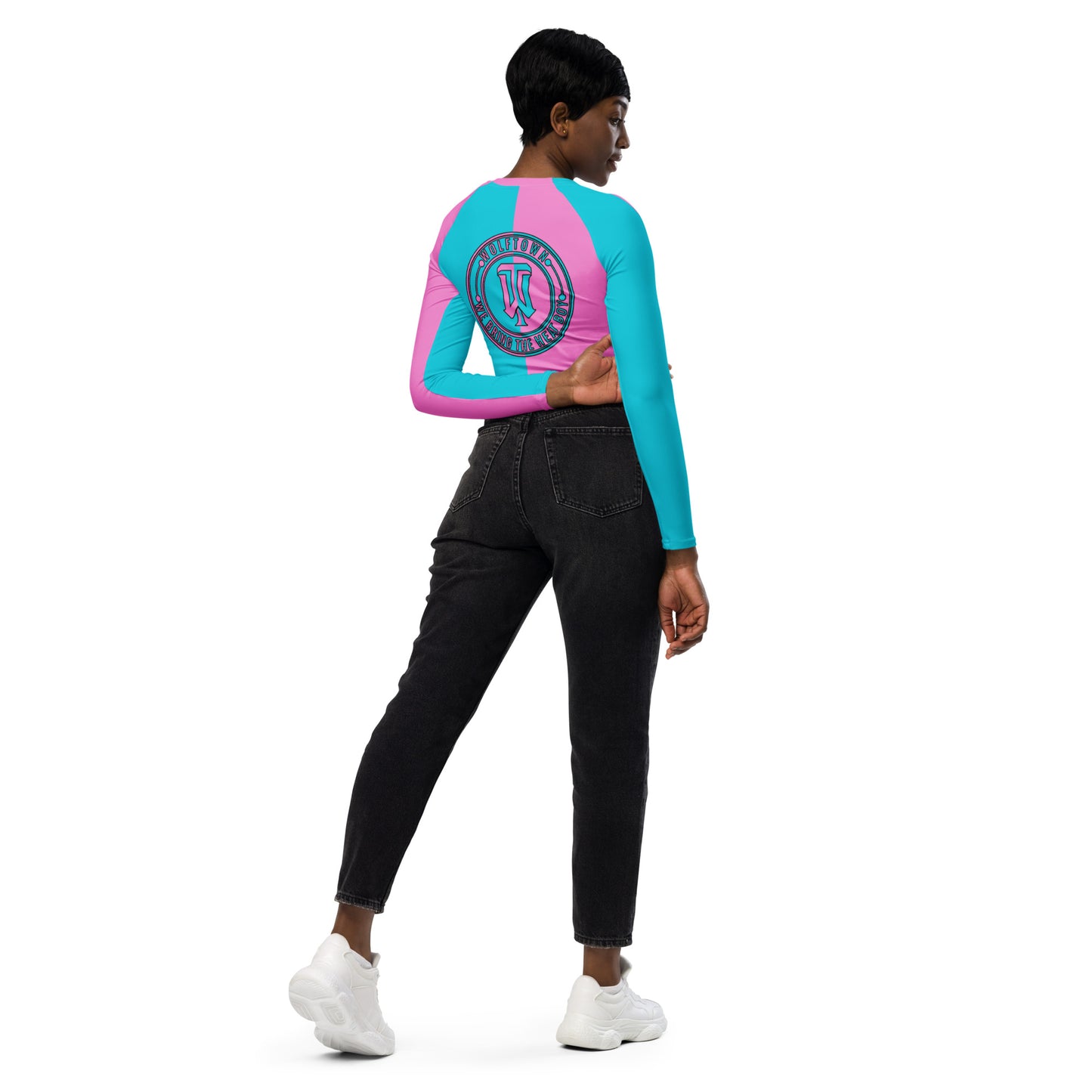 WOLFTOWN 'NEW DAY' (Long-Sleeve Crop Top)
