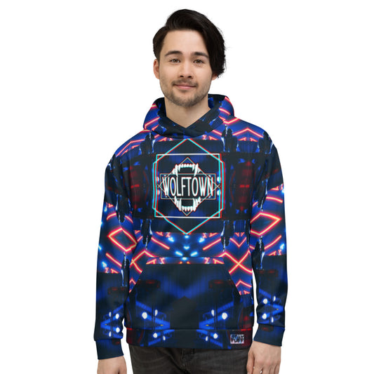 WOLFTOWN 'UNCHAINED' (All Over Print Hoodie)