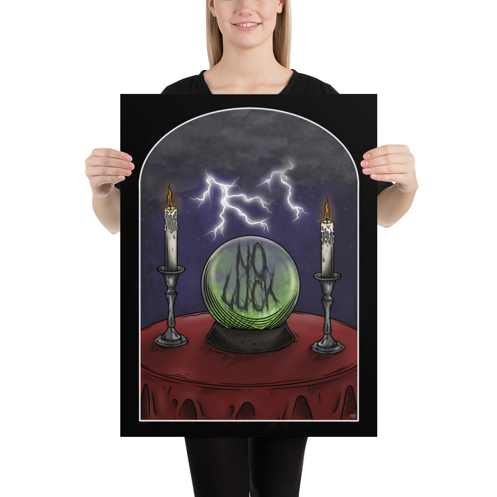 NO LUCK 'CRYSTAL VISIONS' (Poster)