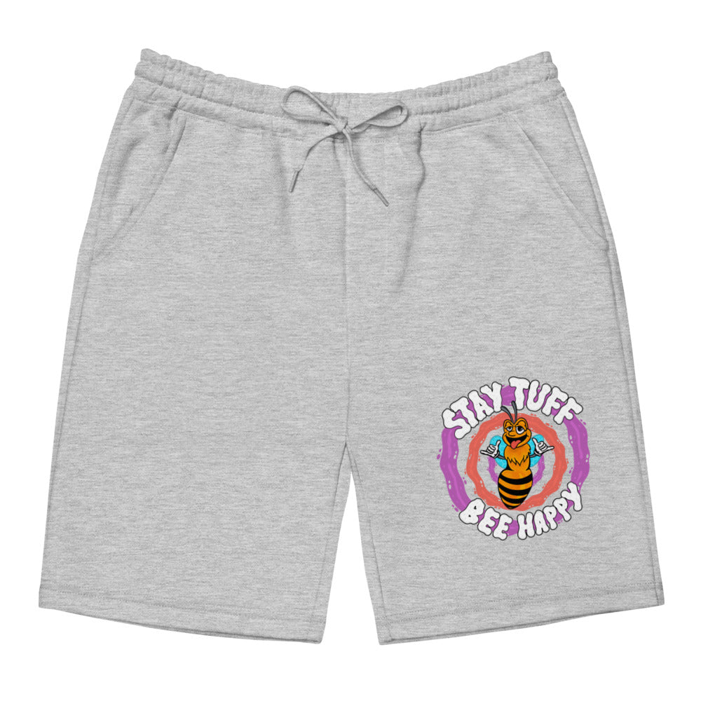 BEE HAPPY (Men's Fleece Shorts)