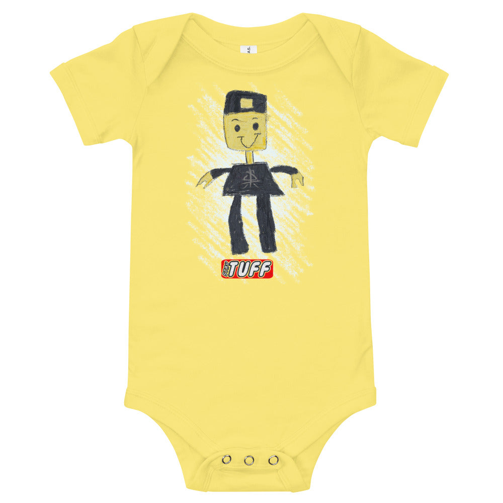 SKYLINE: DOODLE DAD (Baby One Piece T-Shirt)