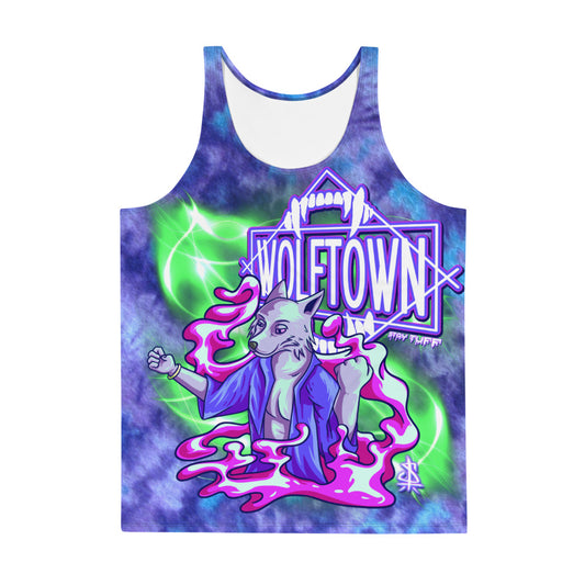 WOLFTOWN 'NEW MOON' (Unisex All-Over Print Tank Top)