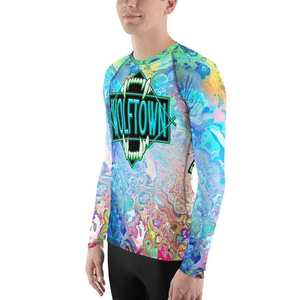 WOLFTOWN 'SWITCH IT' (Men's All-Over Print Rash Guard)