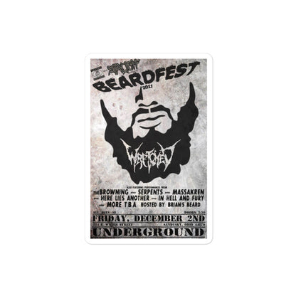 BEARDFEST 2011 (Event Sticker)