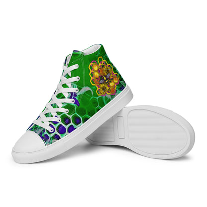 BEEHIVE (Electric Forest Exclusive Men’s High Top Canvas Shoes)