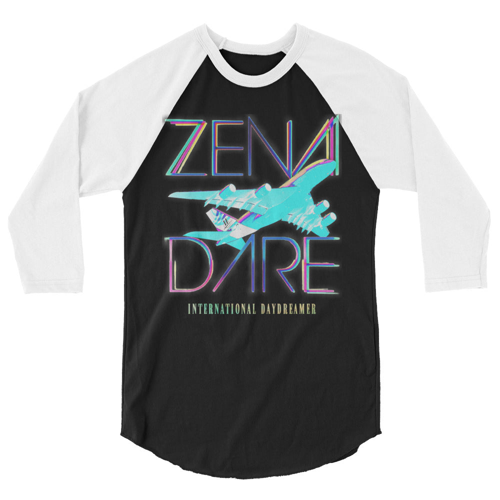 ZENADARE 'INTERNATIONAL DAYDREAMER' (3/4 Sleeve Raglan Shirt)