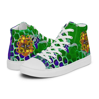 BEEHIVE (Electric Forest Exclusive Women’s High Top Canvas Shoes)