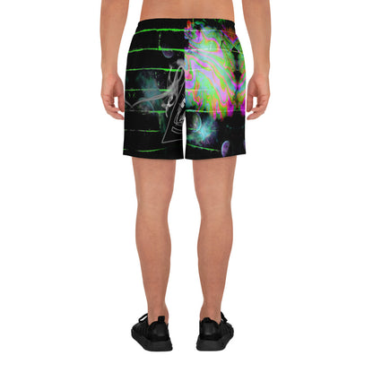 BRAIN DAMAGE (Men's Athletic Long Shorts)