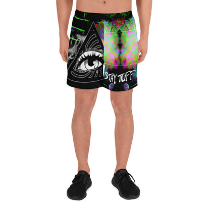 BRAIN DAMAGE (Men's Athletic Long Shorts)