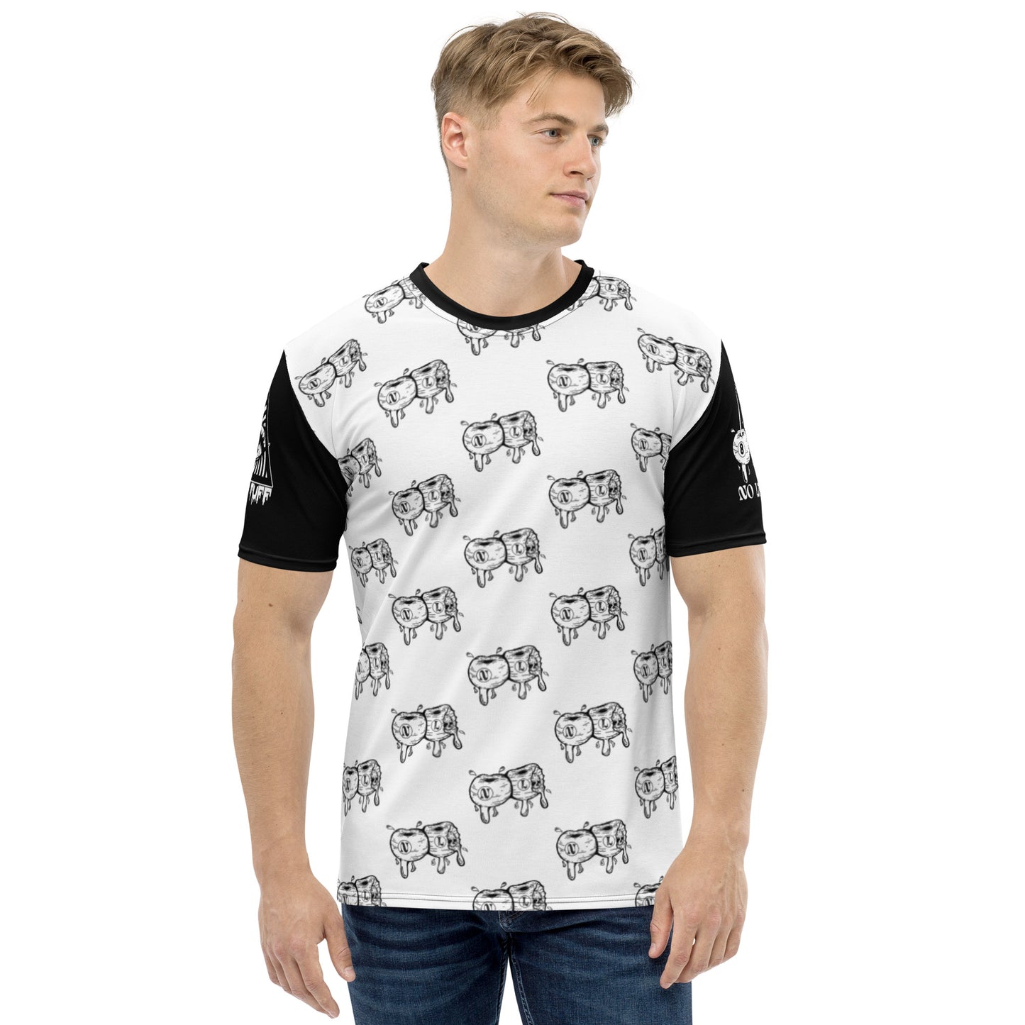 NO LUCK '8 BALL' (Men's All Over Print T-Shirt)