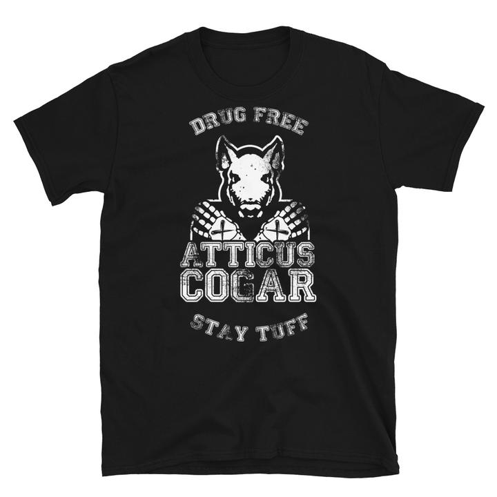 ATTICUS COGAR 'DRUG FREE' (Concert T-Shirt)