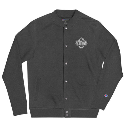 WOLFTOWN (Embroidered Champion Bomber Jacket)