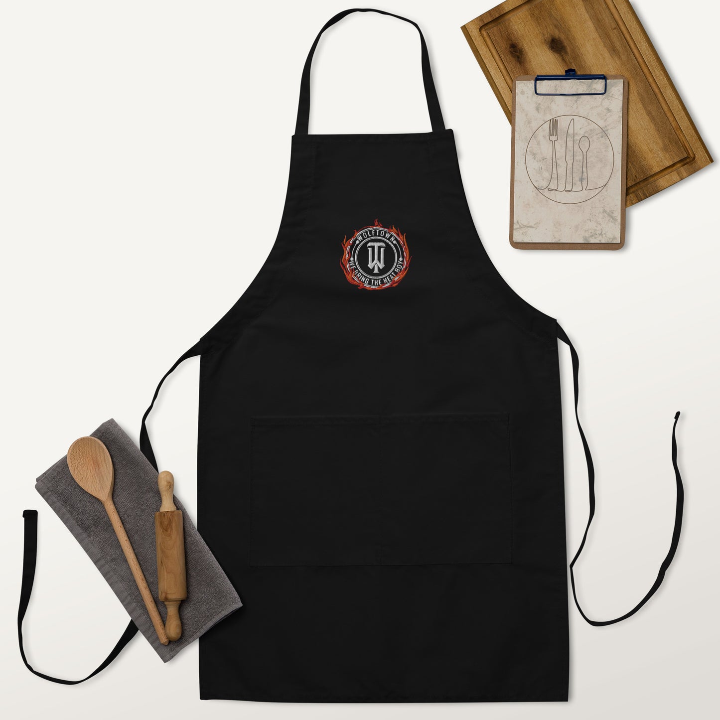 WOLFTOWN 'THE HEAT' (Embroidered Apron)