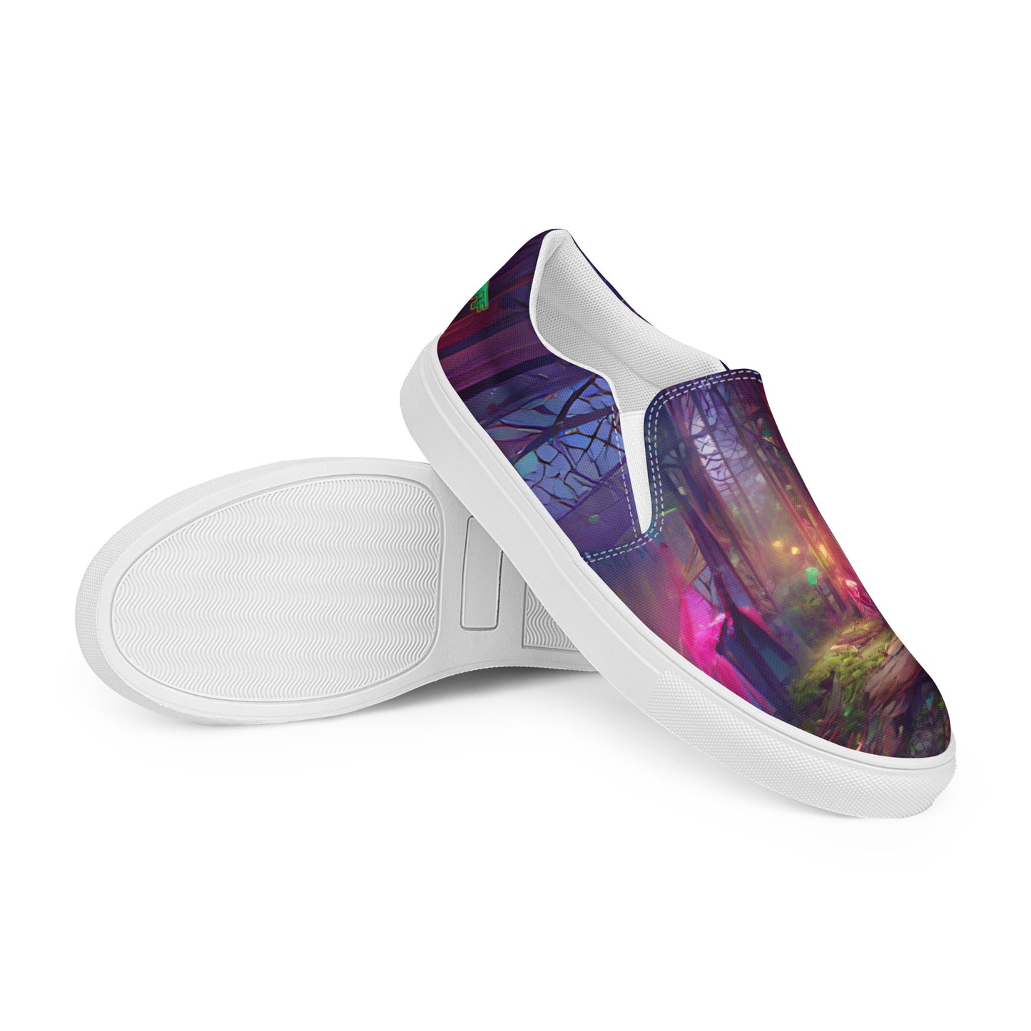 OUT OF THE DARK (Men’s Slip-On Canvas Shoes)
