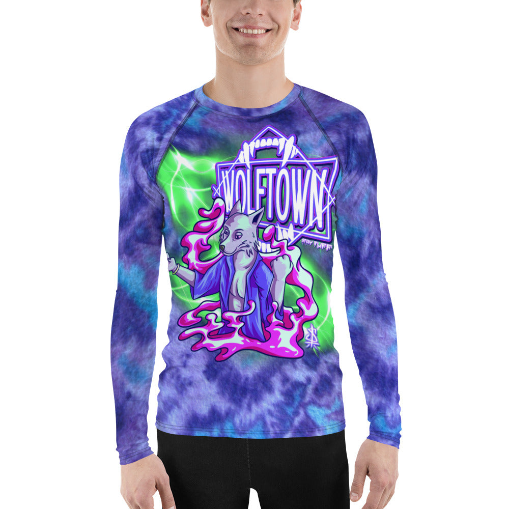 WOLFTOWN 'NEW MOON' (All-Over Print Men's Rash Guard)