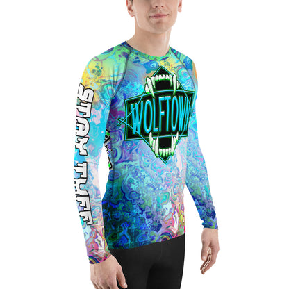 WOLFTOWN 'SWITCH IT' (Men's All-Over Print Rash Guard)