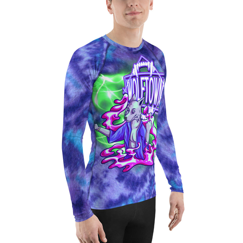 WOLFTOWN 'NEW MOON' (All-Over Print Men's Rash Guard)