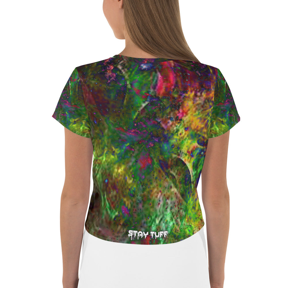 WOLFTOWN 'PORTAL' (All-Over Print Crop Top)