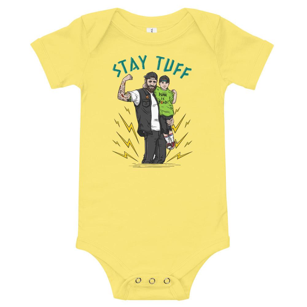 PUNK IS DAD (Baby One Piece T-Shirt)
