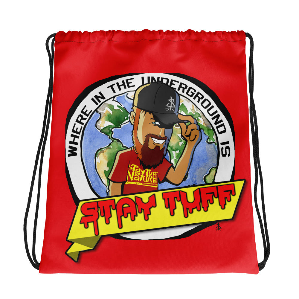 WHERE IN THE UNDERGROUND... (Drawstring Bag)