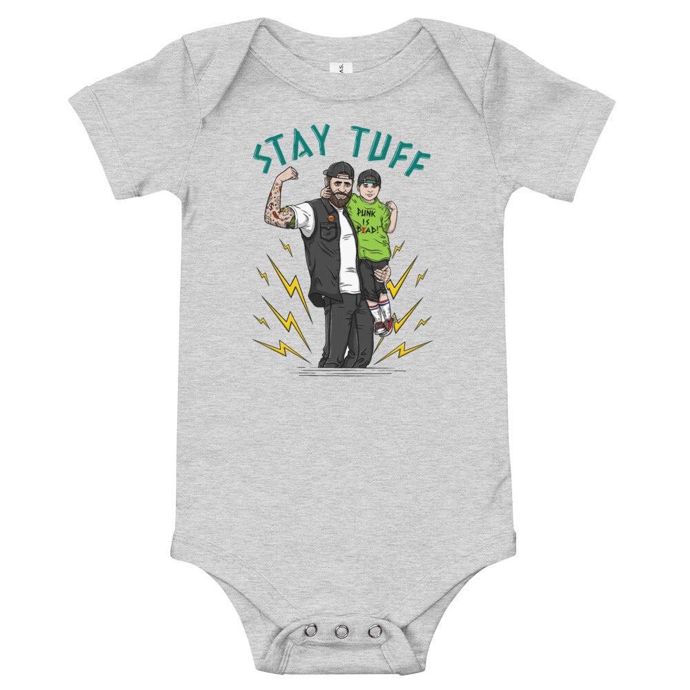 PUNK IS DAD (Baby One Piece T-Shirt)