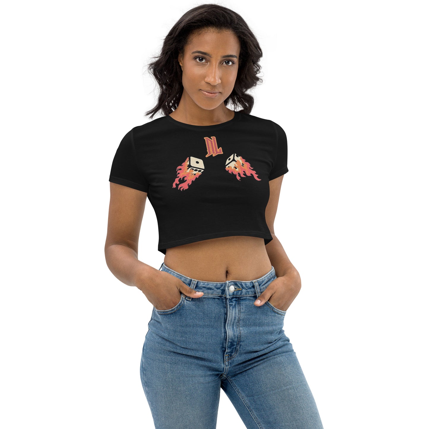 NO LUCK 'REAPER' (Organic Crop Top)