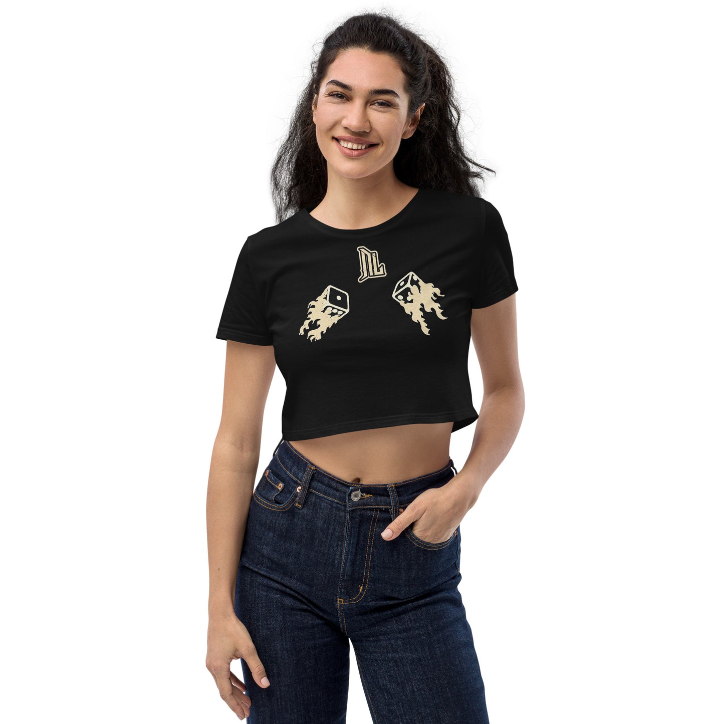 NO LUCK 'REAPER' (Organic Crop Top)