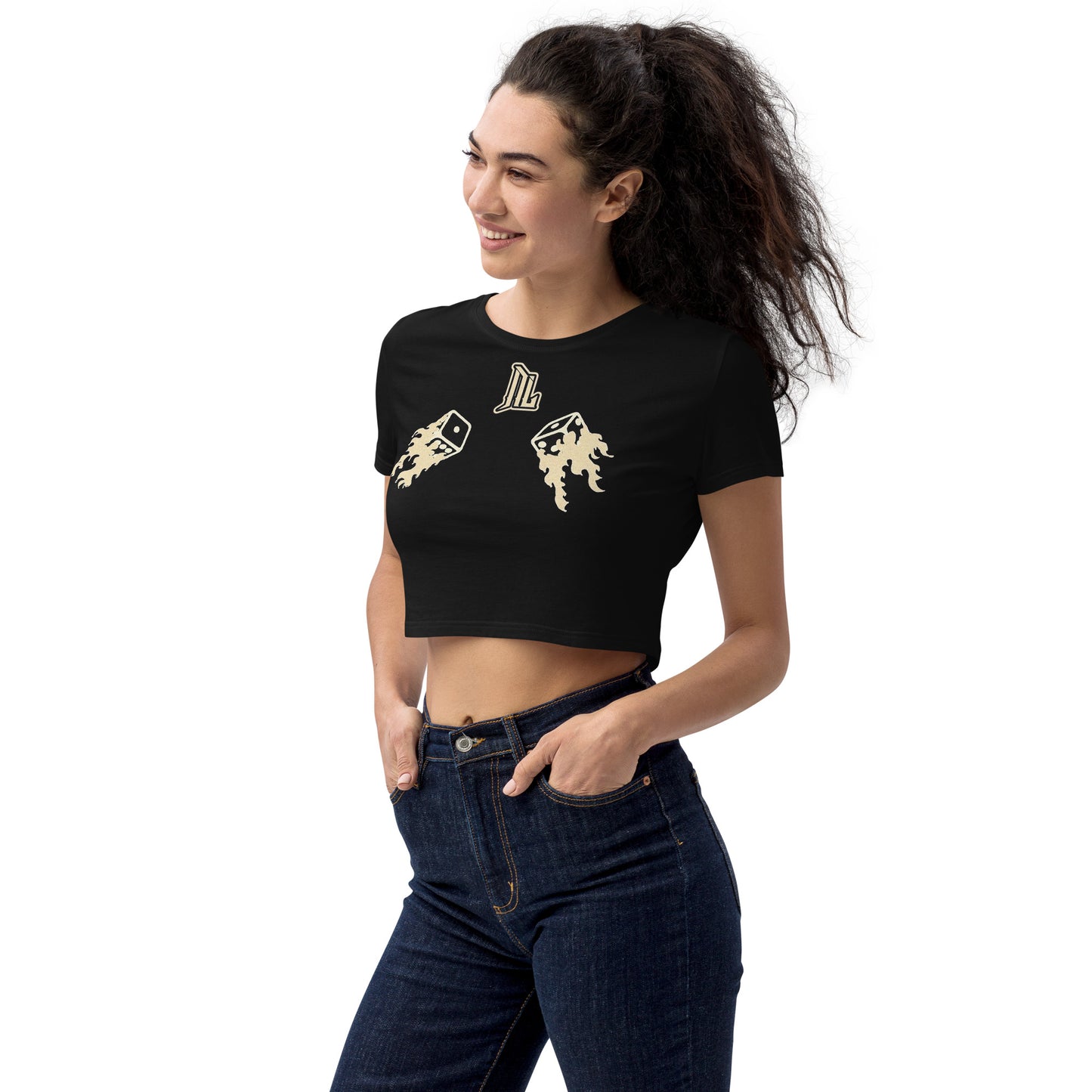 NO LUCK 'REAPER' (Organic Crop Top)