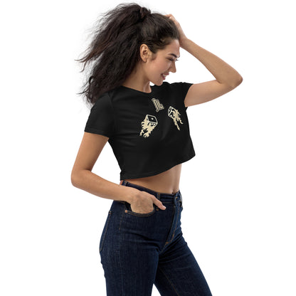 NO LUCK 'REAPER' (Organic Crop Top)