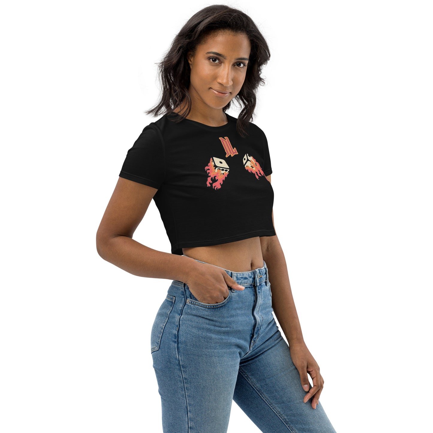 NO LUCK 'REAPER' (Organic Crop Top)