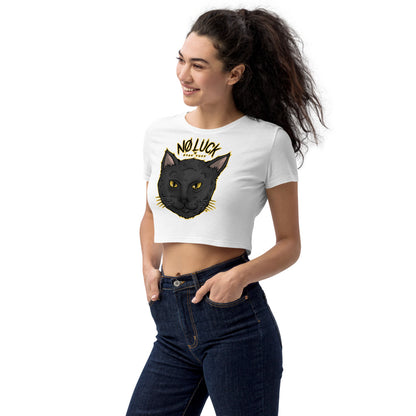 NO LUCK '9 LIVES' (Organic Crop Top)