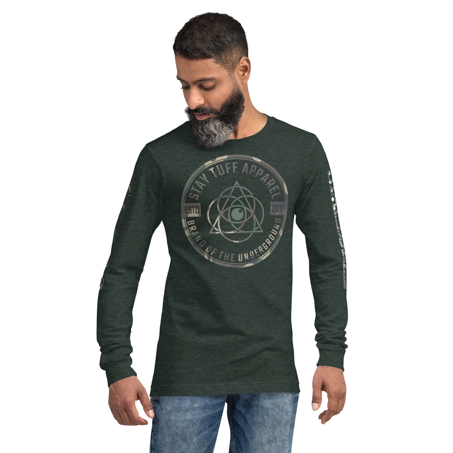 CAMOUFLAGE CIRCLES (Unisex Long Sleeve Tee)